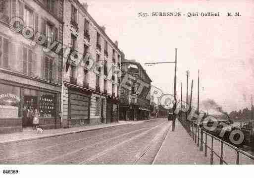 Ville de SURESNES, carte postale ancienne