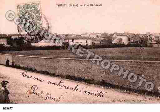 Ville de TIGNIEUJAMEYZIEU, carte postale ancienne Ville de TIGNIEUJAMEYZIEU, carte postale ancienne
