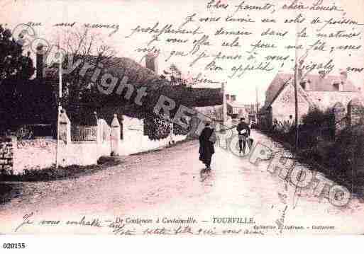 Ville de TOURVILLESURSIENNE, carte postale ancienne