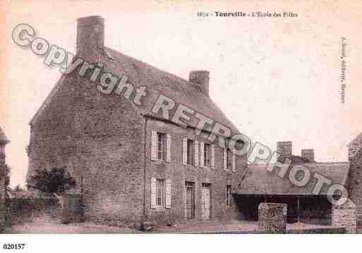 Ville de TOURVILLESURSIENNE, carte postale ancienne