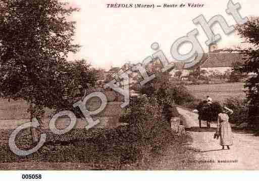 Ville de TREFOLS, carte postale ancienne