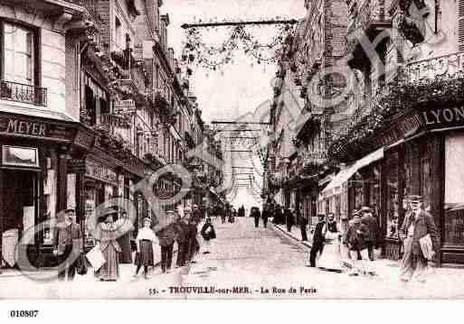 Ville de TROUVILLESURMER, carte postale ancienne