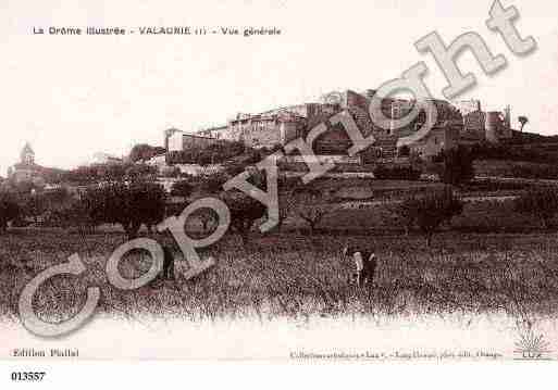 Ville de VALAURIE, carte postale ancienne