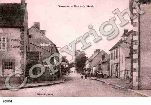 Ville de VAUMAS, carte postale ancienne