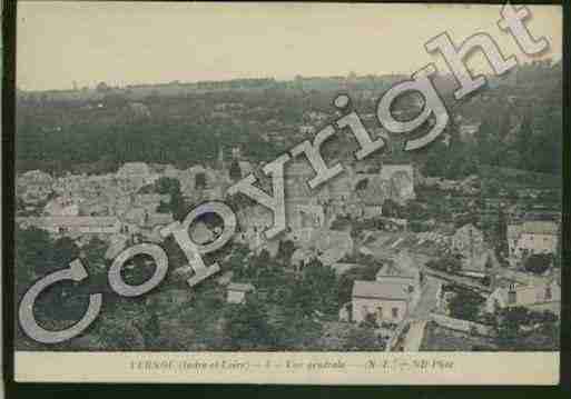 Ville de VERNOUSURBRENNE, carte postale ancienne