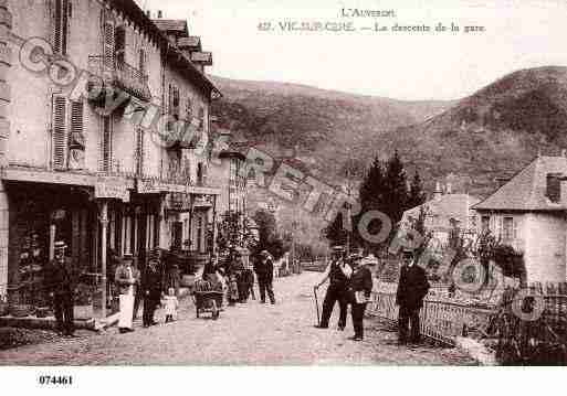 Ville de VICSURCERE, carte postale ancienne