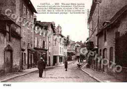 Ville de VICSURCERE, carte postale ancienne