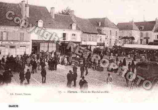 Ville de VIERZON, carte postale ancienne