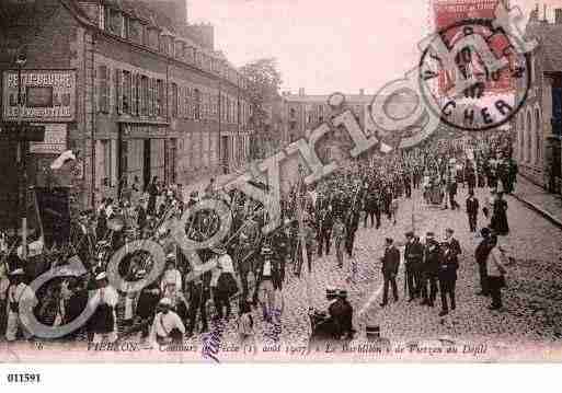 Ville de VIERZON, carte postale ancienne