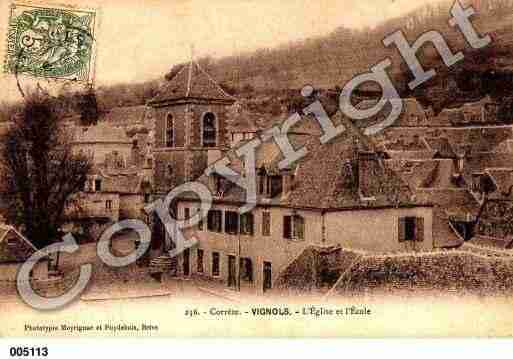 Ville de VIGNOLS, carte postale ancienne Ville de VIGNOLS, carte postale ancienne