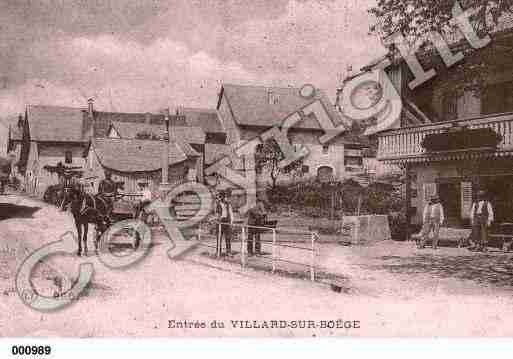 Ville de VILLARD, carte postale ancienne