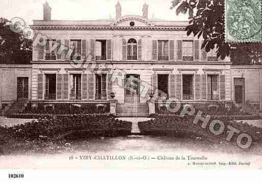 Ville de VIRYCHATILLON, carte postale ancienne