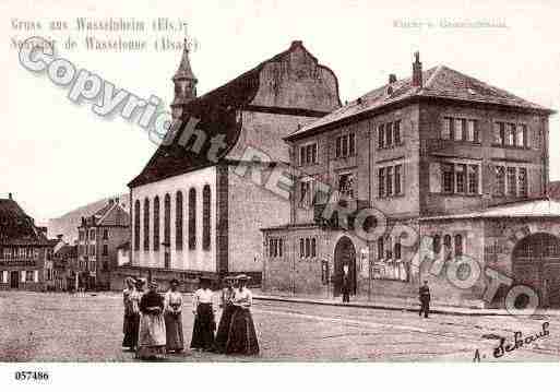 Ville de WASSELONNE, carte postale ancienne