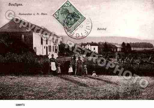 Ville de ZOUFFTGEN, carte postale ancienne