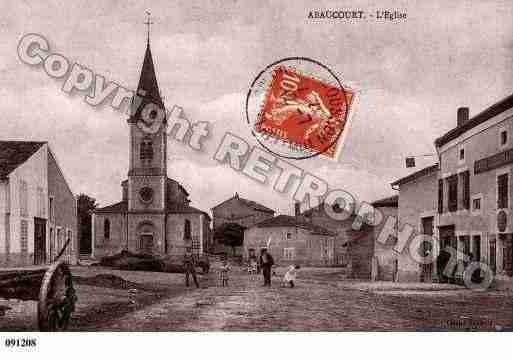 Ville de ABAUCOURT, carte postale ancienne