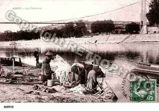 Ville de AGEN, carte postale ancienne