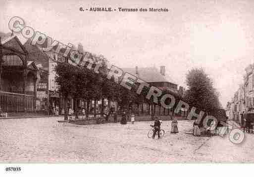 Ville de AUMALE, carte postale ancienne