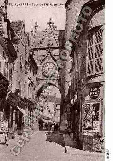 Ville de AUXERRE, carte postale ancienne