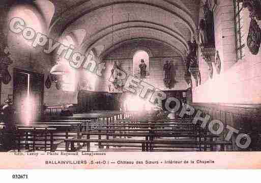 Ville de BALLAINVILLIERS, carte postale ancienne