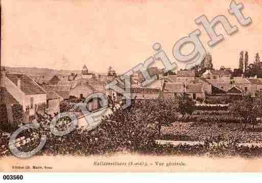 Ville de BALLAINVILLIERS, carte postale ancienne