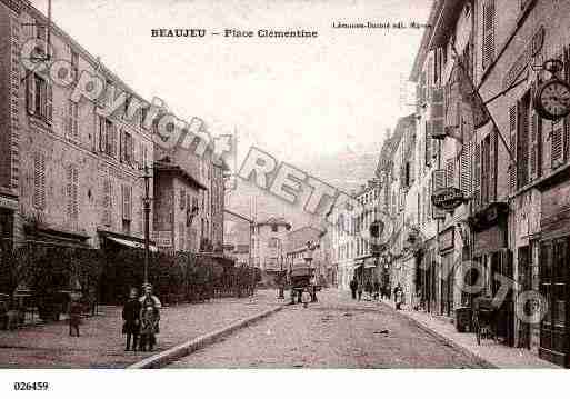 Ville de BEAUJEU, carte postale ancienne