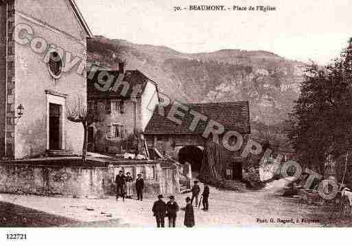 Ville de BEAUMONT, carte postale ancienne