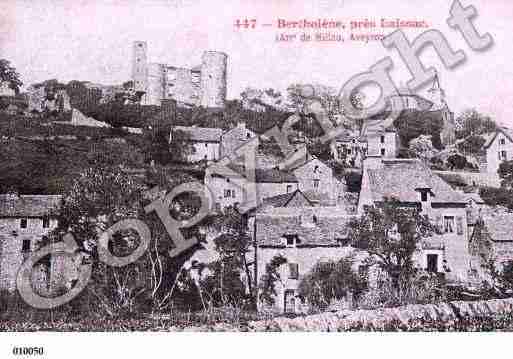 Ville de BERTHOLENE, carte postale ancienne