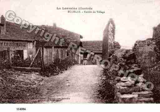 Ville de BOUXIERESAUXCHENES, carte postale ancienne