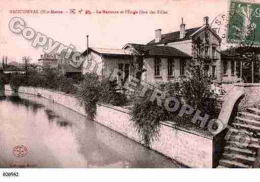 Ville de BROUSSEVAL, carte postale ancienne