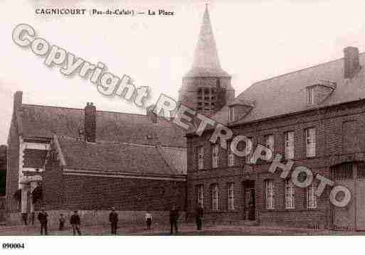 Ville de CAGNICOURT, carte postale ancienne