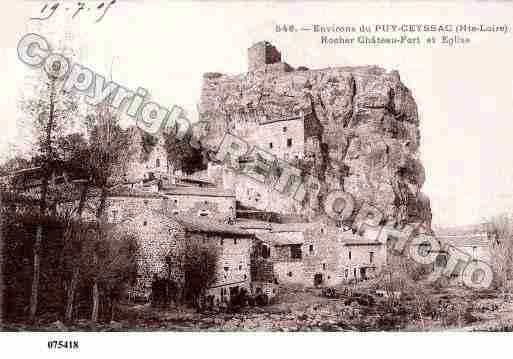 Ville de CEYSSAC, carte postale ancienne