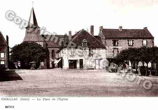 Ville de CHAILLAC, carte postale ancienne