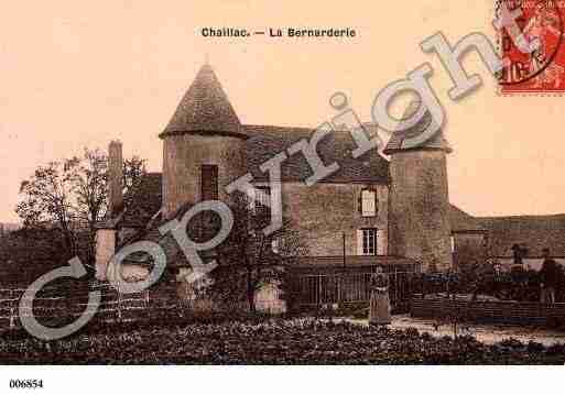 Ville de CHAILLAC, carte postale ancienne