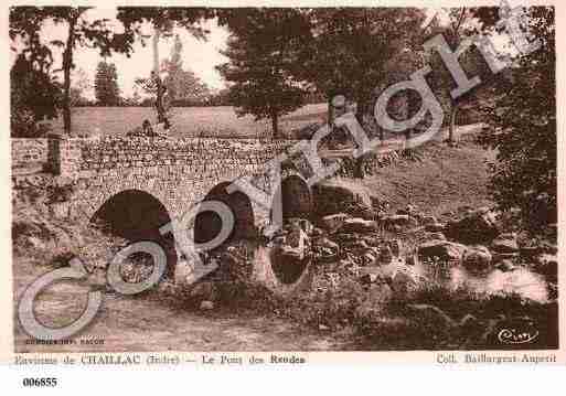 Ville de CHAILLAC, carte postale ancienne