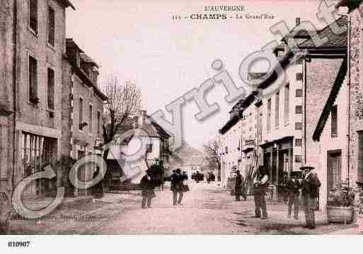 Ville de CHAMPSSURTARENTAINE, carte postale ancienne