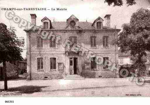 Ville de CHAMPSSURTARENTAINE, carte postale ancienne