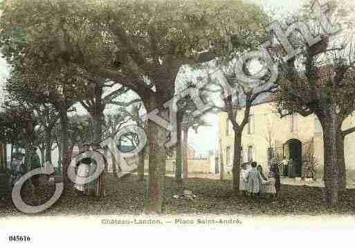 Ville de CHATEAULANDON, carte postale ancienne