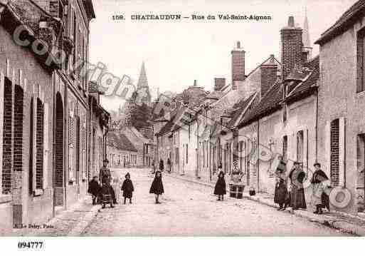 Ville de CHATEAUDUN, carte postale ancienne