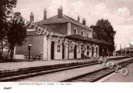 Ville de CHATEAUMEILLANT, carte postale ancienne