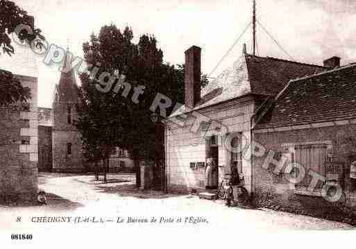 Ville de CHEDIGNY, carte postale ancienne