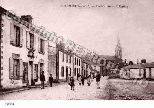 Ville de CHEMERE, carte postale ancienne