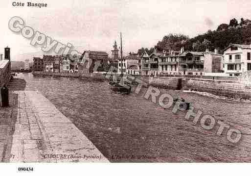 Ville de CIBOURE, carte postale ancienne