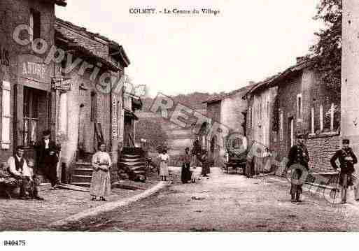 Ville de COLMEY, carte postale ancienne