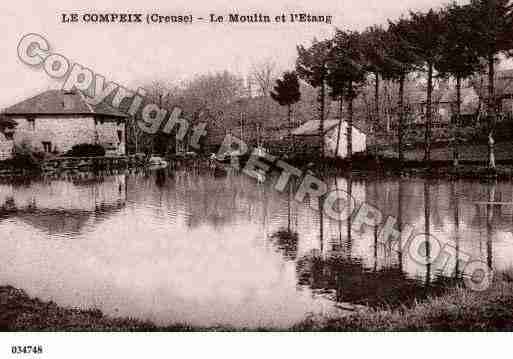 Ville de COMPEIX(LE), carte postale ancienne
