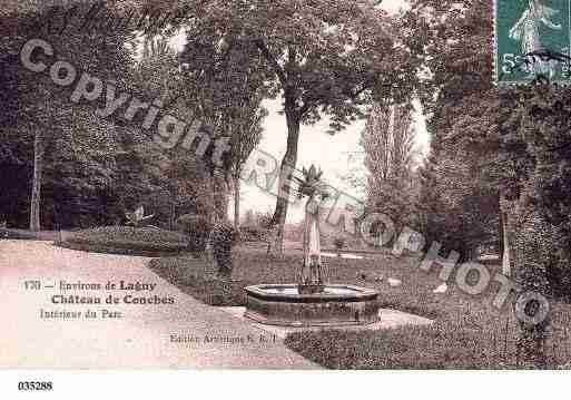 Ville de CONCHES, carte postale ancienne