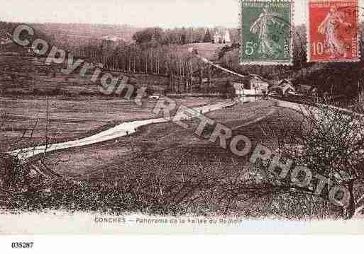 Ville de CONCHES, carte postale ancienne