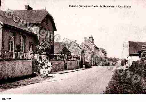 Ville de DANCE, carte postale ancienne