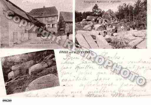 Ville de DIEFFENTHAL, carte postale ancienne