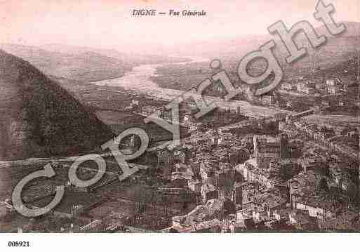 Ville de DIGNELESBAINS, carte postale ancienne