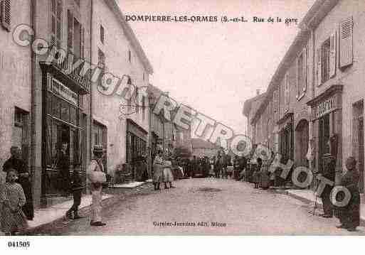 Ville de DOMPIERRELESORMES, carte postale ancienne